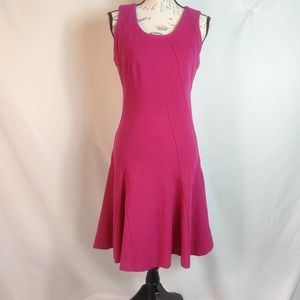 Diane von Furstenberg dress pink sleeveless 6